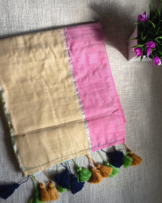 Mul Cotton Handloom Saree - Multicolor Stripes MammaHug